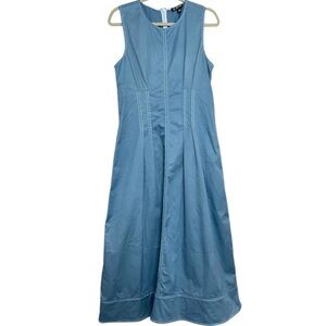 J. Crew Pintuck midi dress in stretch twill 12